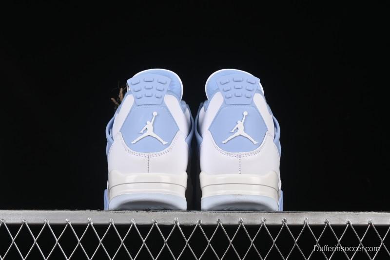 Nike Air Jordan 4 Retro "Forget Me Not" Mothers Day Sneakers with Floral Accents - HV0823-100