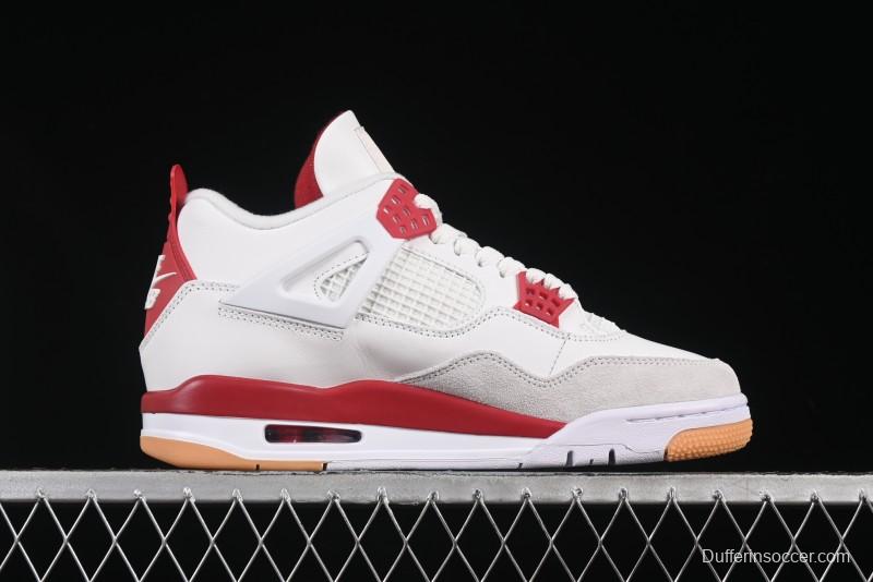 Nike SB x Air Jordan 4 OG "Varsity Red" Retro Basketball Shoes - DR5415-106