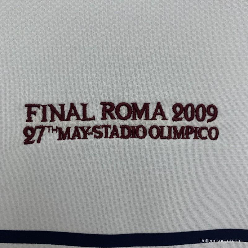 08/09 Retro Manchester United Champions League Away Edition Jersey