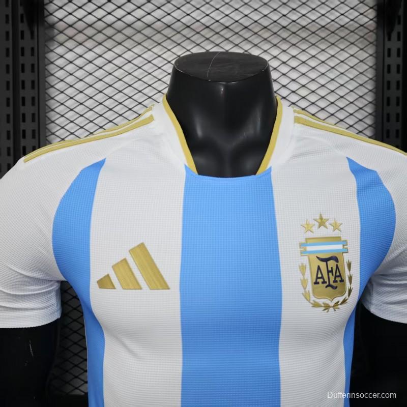 Player Version 2025 Argentina Home Jersey