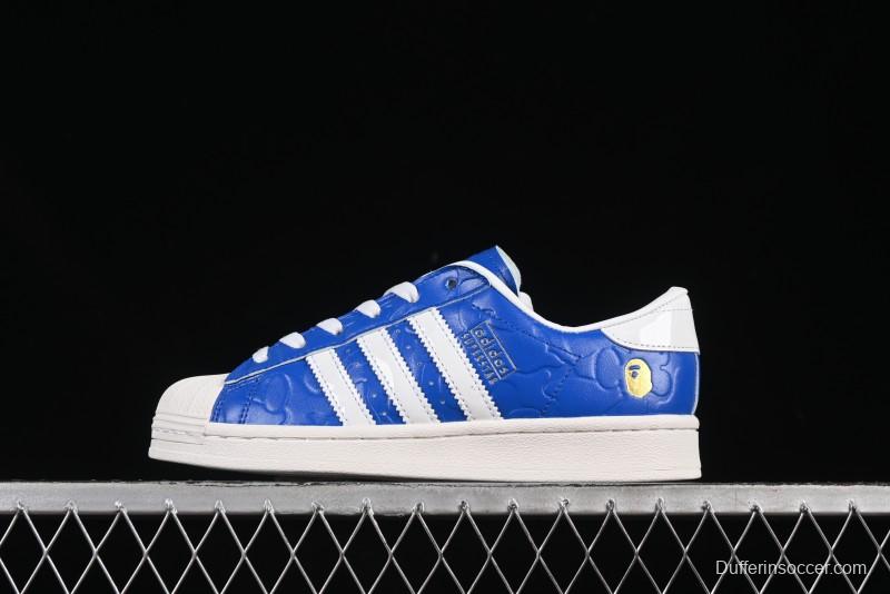 Adidas Bape Superstar JR2702 Shell Toe Casual Sneakers - JR2702