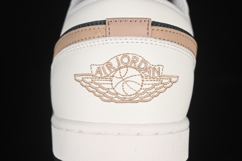Nike Air Jordan 1 Low AJ1 Retro Casual Sneakers in Black White Grey - IH0649-021