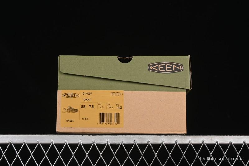 Keen Uneek Flat-M Woven Elastic Strap Outdoor Water Sports Sandals - 1014097