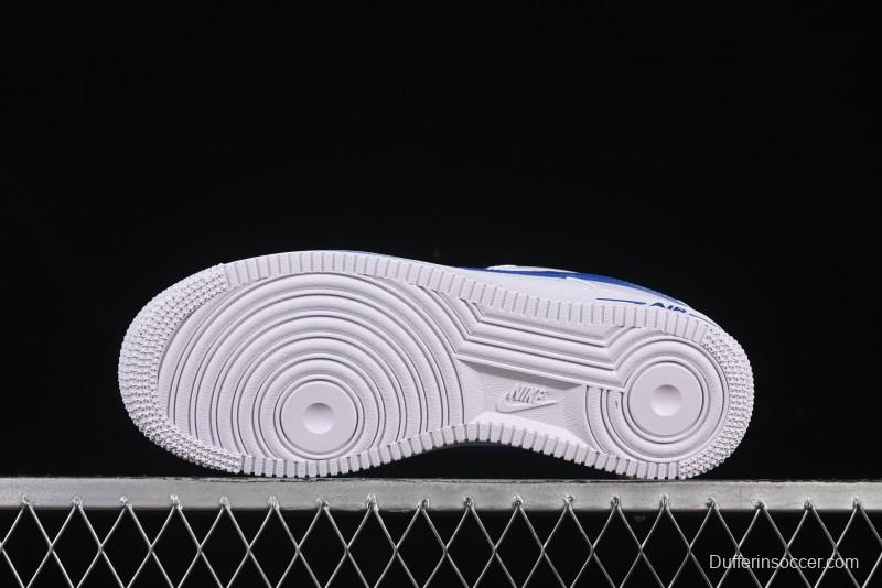 Nike Air Force 1 '07 Low Casual Sneakers with 2D Theme Gradient Sky Blue - ZH0316-076