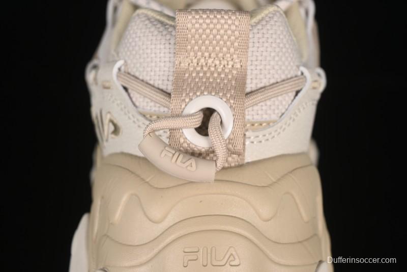 Fila Heritage Fluid Cat Paw 5.0 Retro Dad Shoes with Lace-Up Design - F12M412105FOS