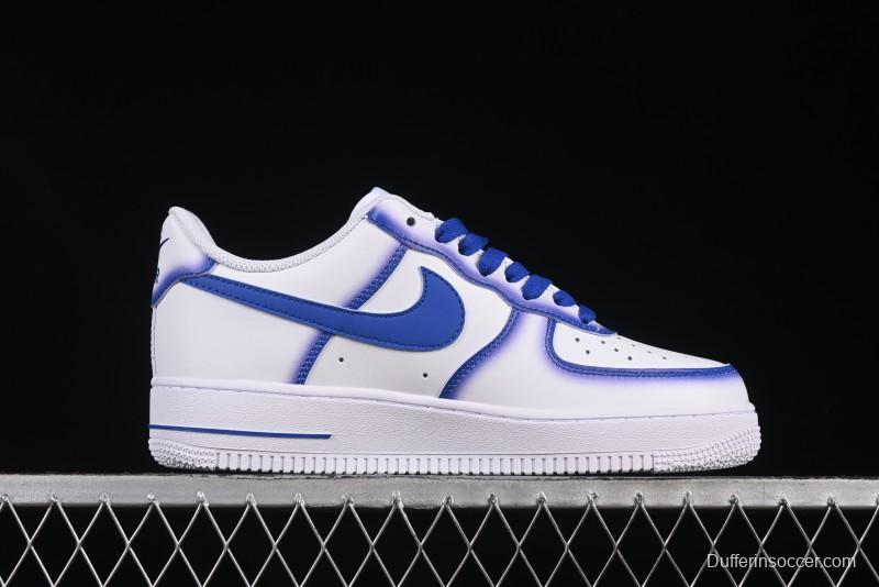 Nike Air Force 1'07 Low Blue Planet Casual Sneakers with Full-Length Air Cushion - ZH0316-079