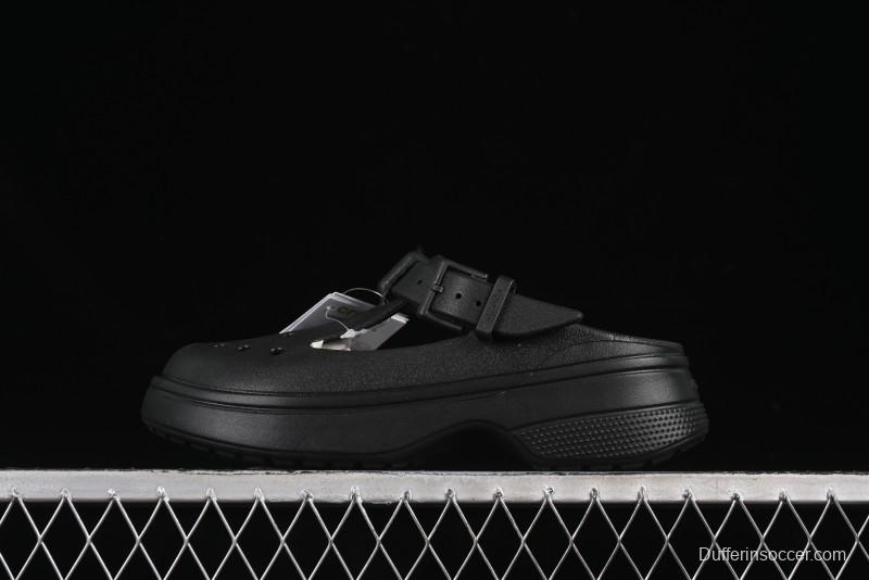 Crocs Mary Jane Classic Simple Casual Beach Clog Sandals - B.D4