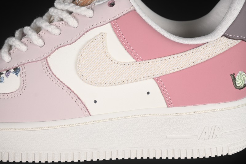 Nike Air Force 1'07 Low Casual Sneakers with Full-Length Air Cushion - IB8874-111