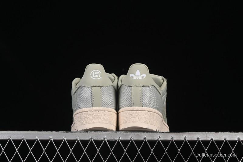 Adidas Clot Superstar Shell Toe Casual Sneakers with Serrated Design - IH3643