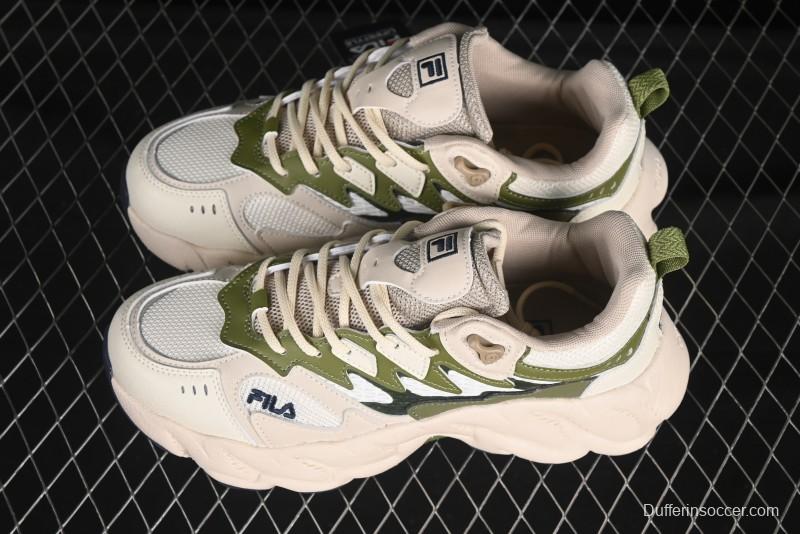 Fila Fusion Fern 2.0 Retro Chunky Sneakers with 3CM Heightening Sole - F12M511101FMC