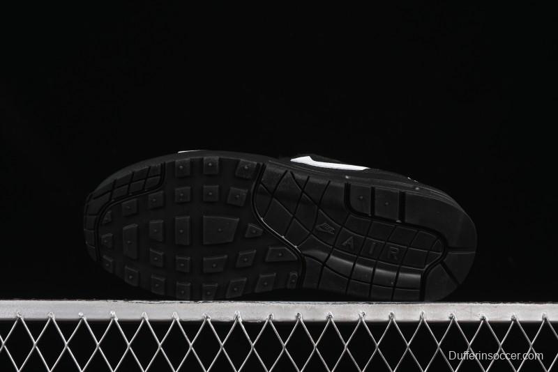 Nike Air Max 1 Retro Running Shoes with Half-Sole Air Cushion - HF8813-001