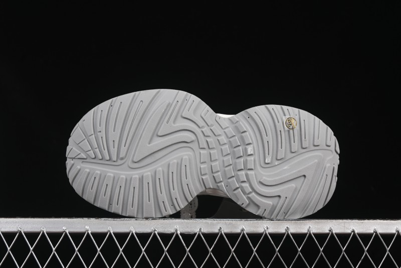 GG-CC Lace Pearl Chain Casual Platform Dad Shoes - 250310 White