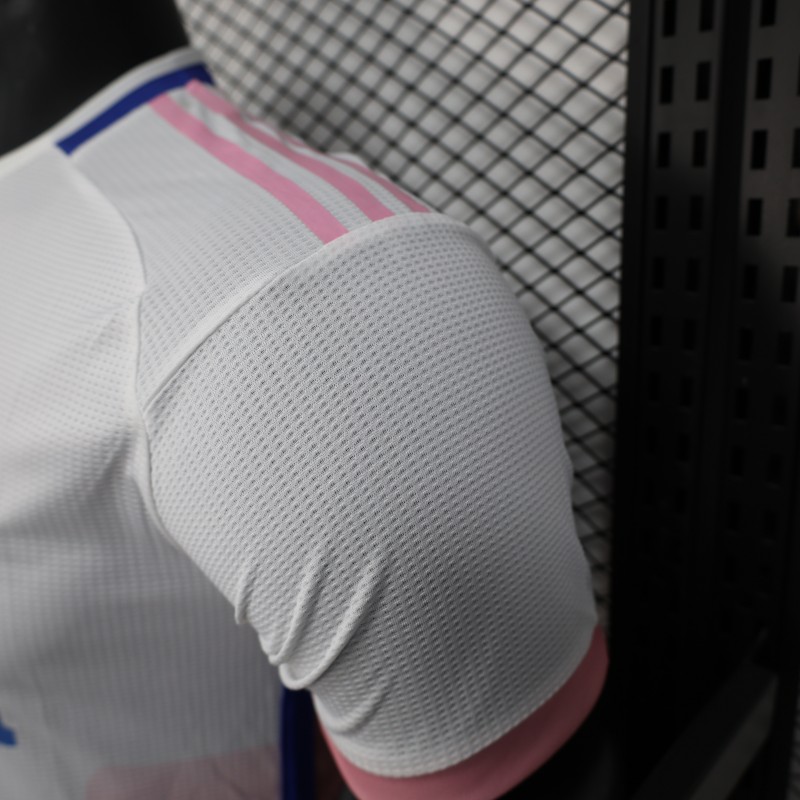 Player Version 2025 Algeria White-Pink with Country Map Design Jersey