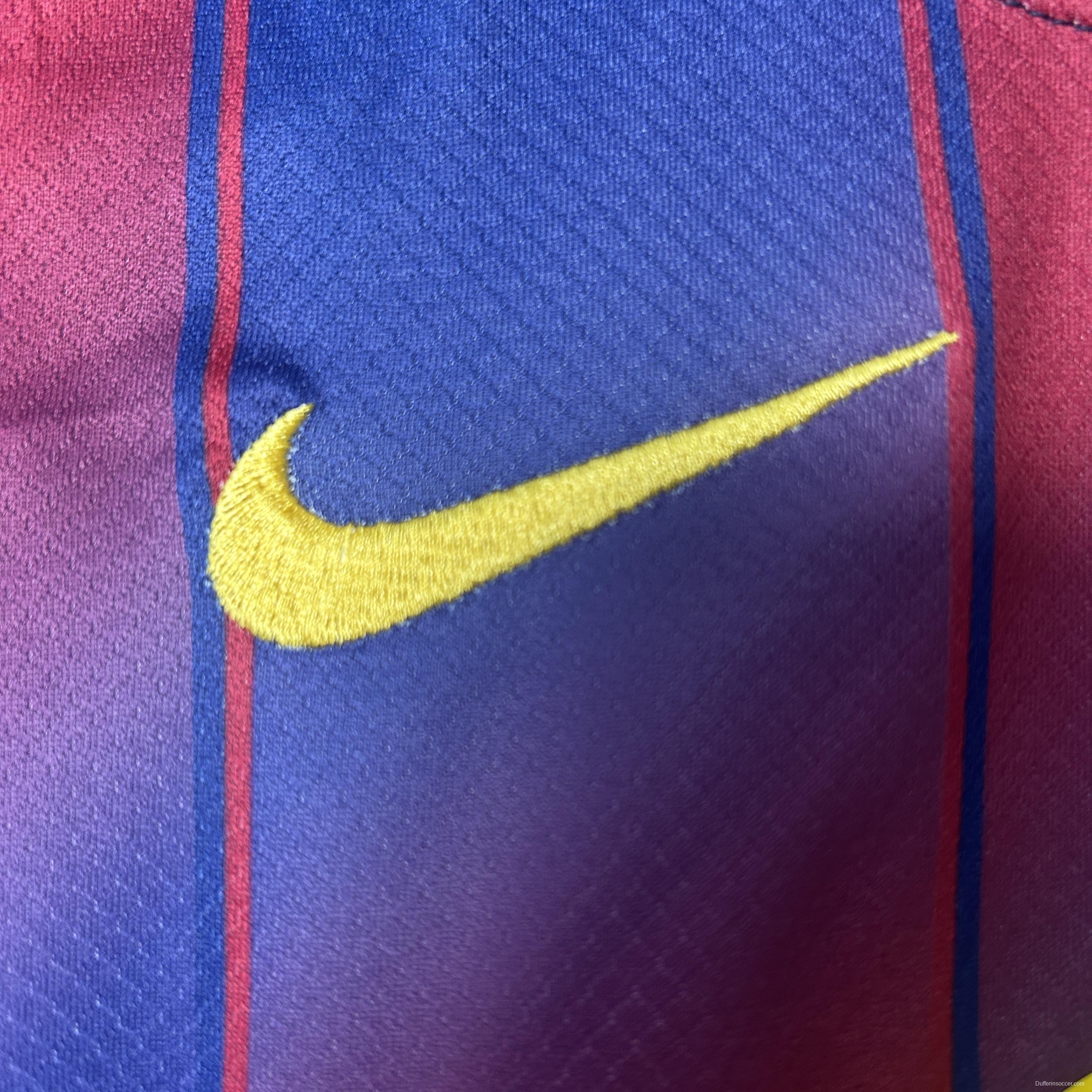 25/26 Kids Barcelona Home Size 16-28 Jersey