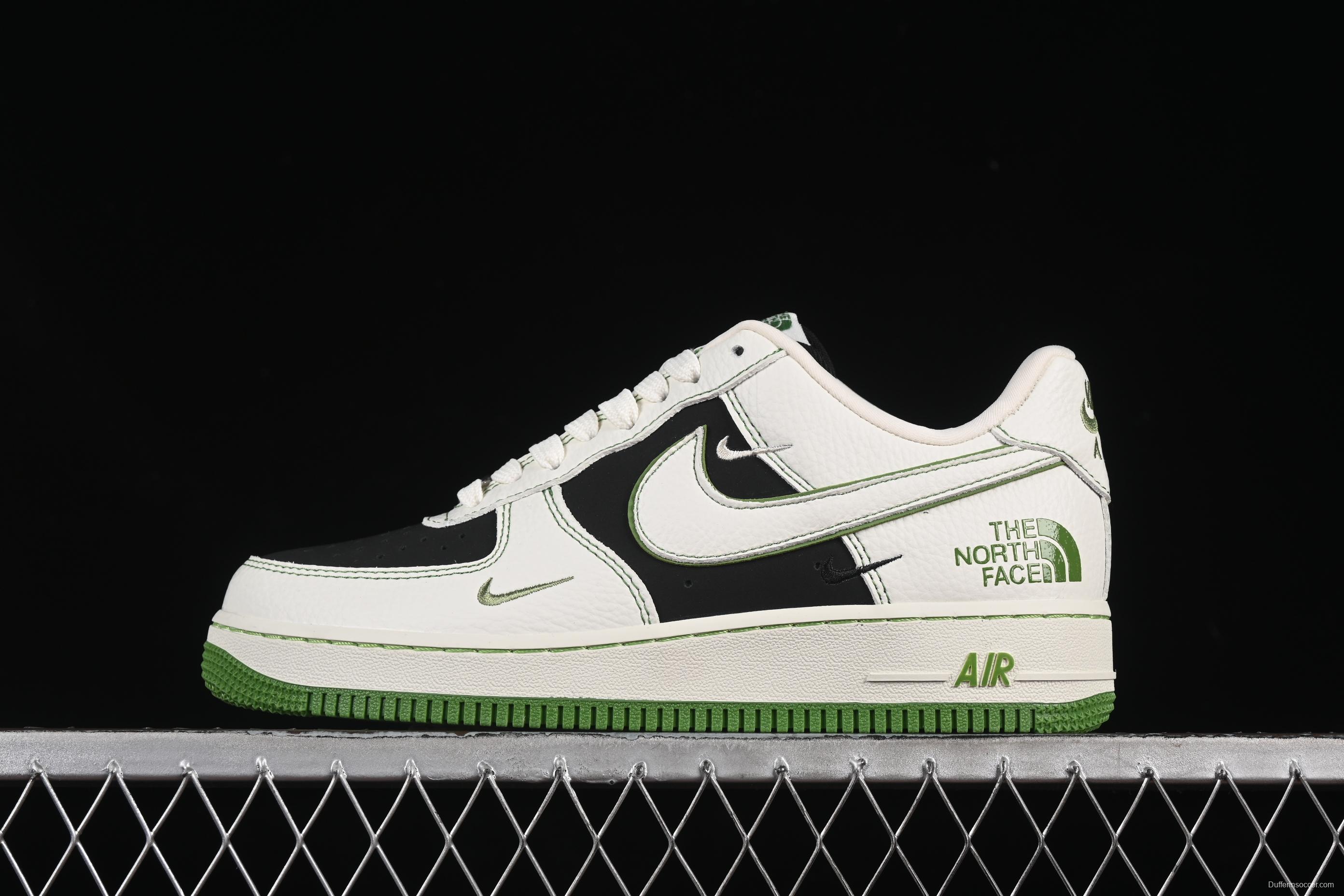 Nike Air Force 1 '07 Low The North Face Collaboration White Black Green Casual Sneakers - SC9207-527