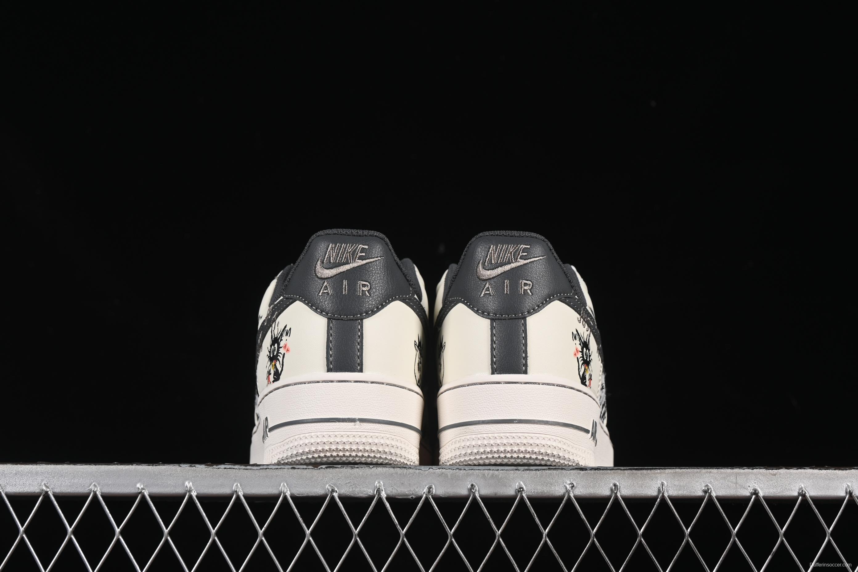Nike Air Force 1'07 Low Little Black Cat Casual Sneakers - FJ7740-710