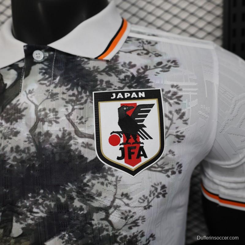 Player Version 2025 Japan White with Dragon Ball Nature Scene Jersey