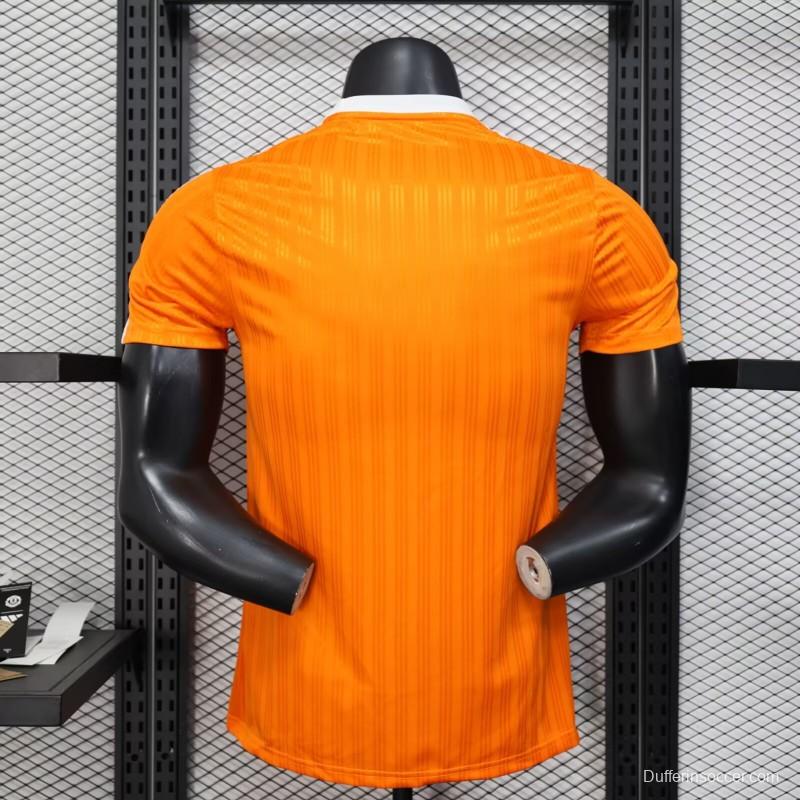 Player Version 2025 Adidas Original Orange Jersey