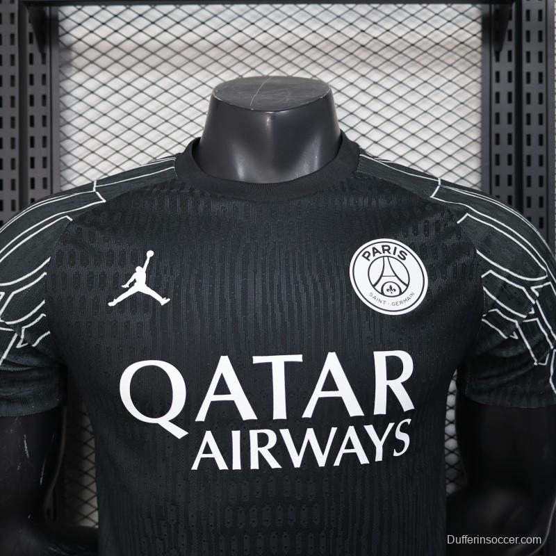 Player Version 25/26 PSG Black Goalkeeper Jersey