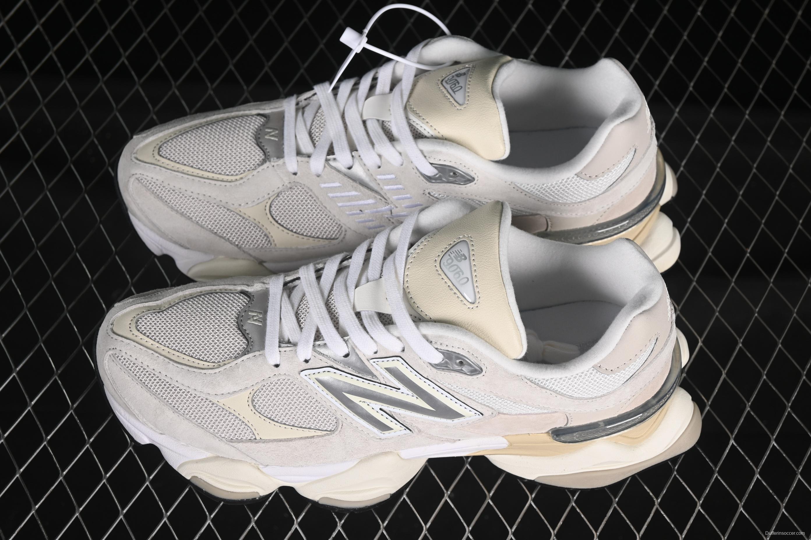 New Balance Joe Freshgoods x New Balance 9060 Retro Running Shoes with ABZORB Cushioning - U9060WHT