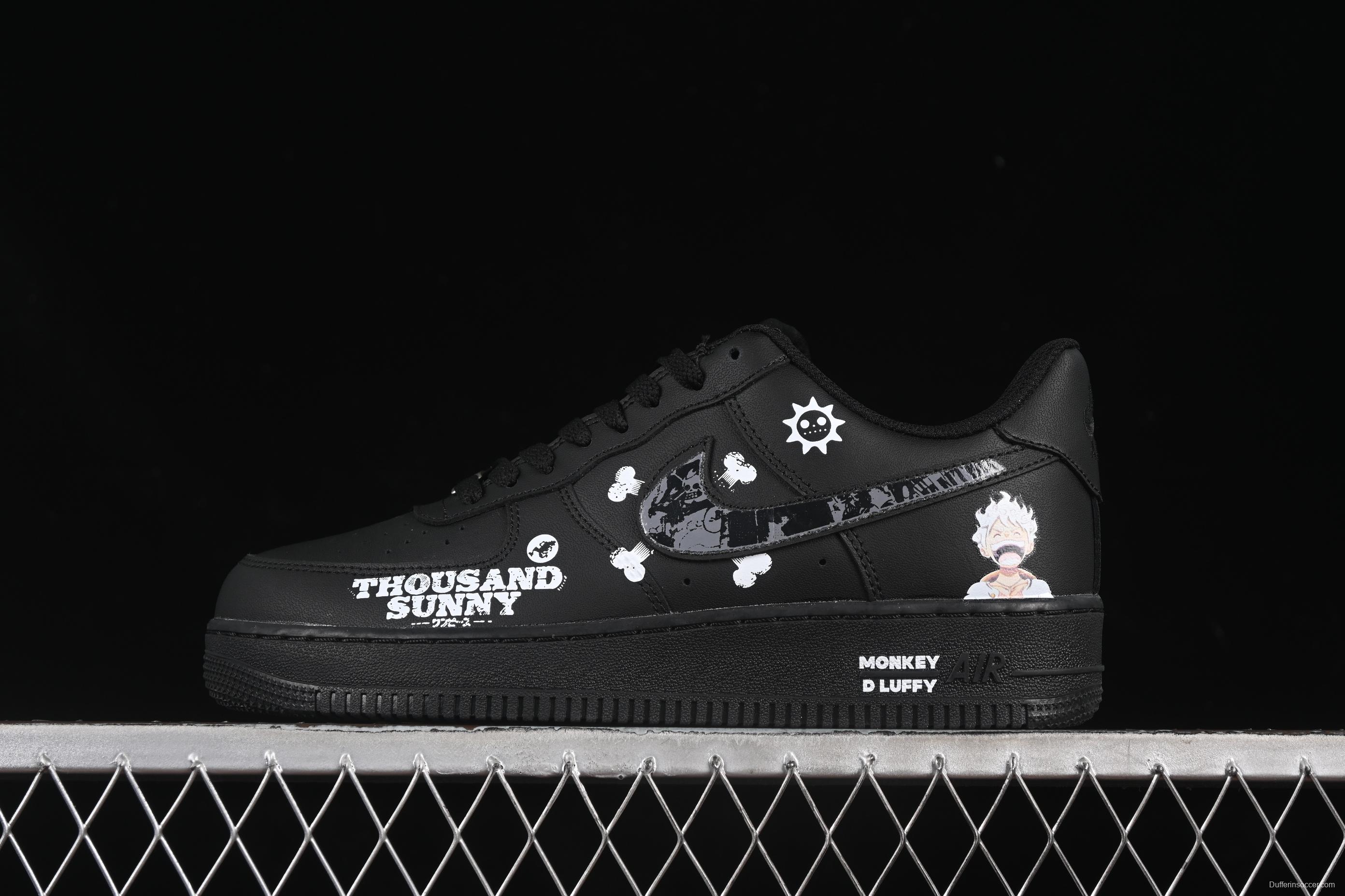 Nike Air Force 1'07 Low "Nica" One Piece Manga Series Gear 5 Nika Casual Sneakers - CW2288-016