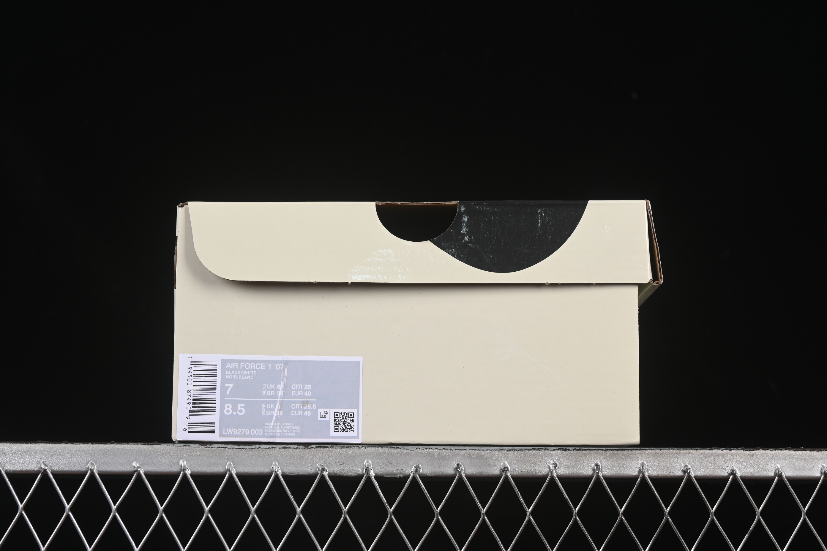 Nike Air Force 1 '07 Low Gucci Collaboration Grey Brown with Green Swoosh Casual Sneakers - LW9279-003
