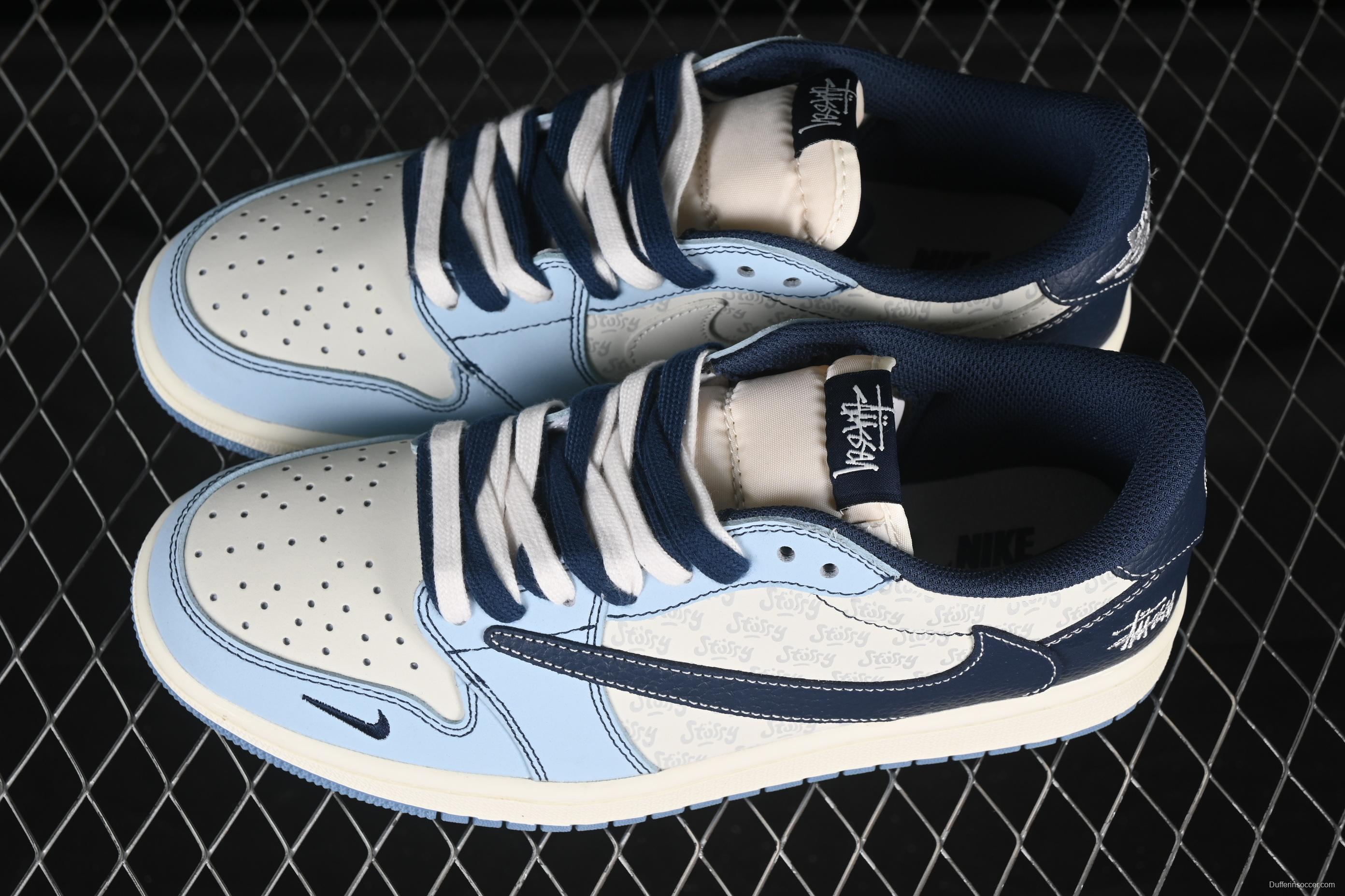 Nike Travis Scott x Fragment Design x Air Jordan 1 Low OG SP Sneakers - XZ5749-010