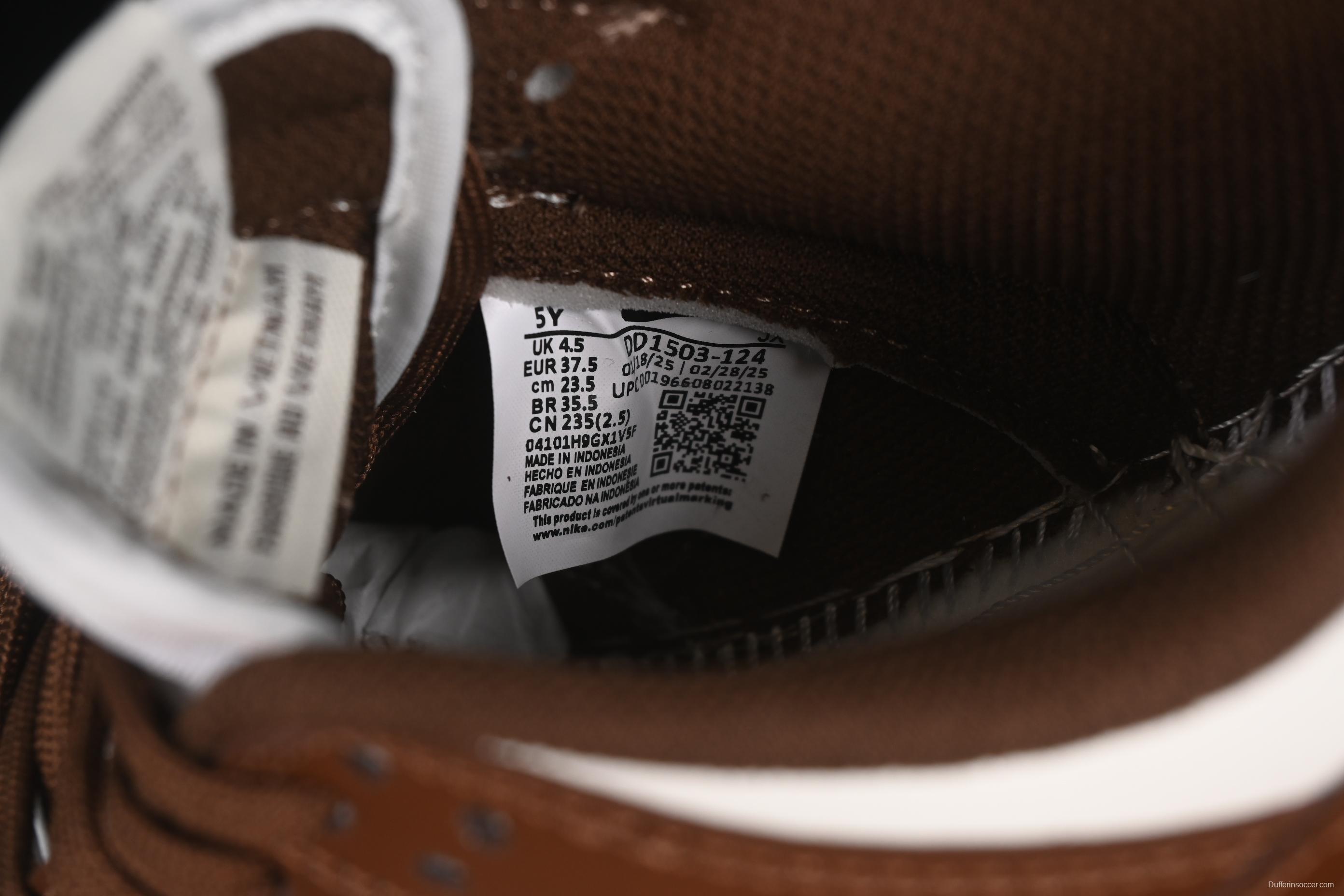 Nike Dunk Low SB Casual Sneakers in Mocha Brown - DD1503-124