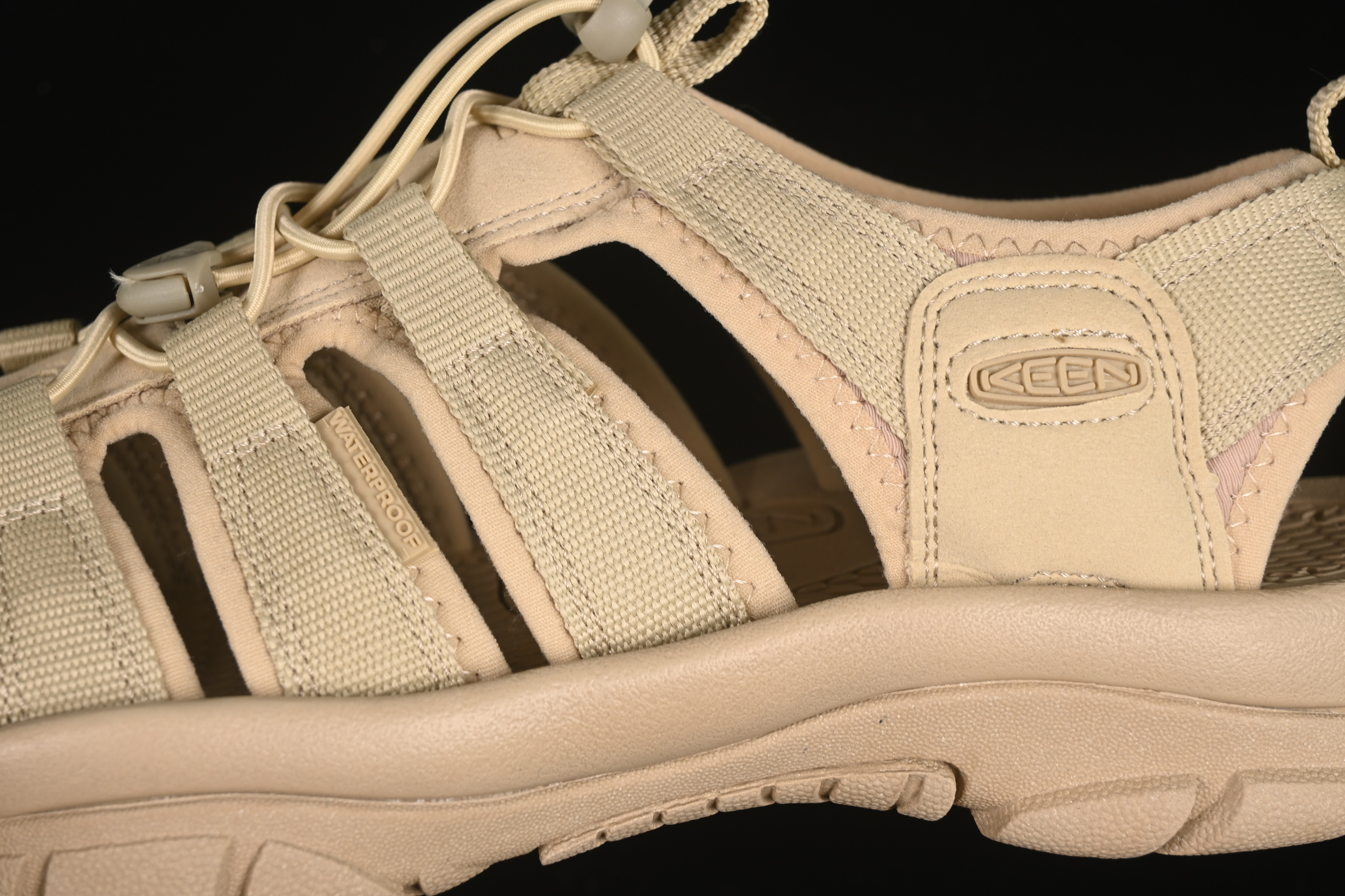 Keen Newport Summer Trendy Woven Stretch Water Hiking Outdoor Sandals - 1022258 Beige