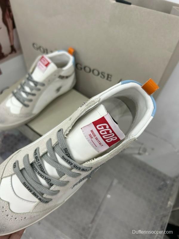 2024 Unisex GGDB White Grey Suede Leather High-Top Sneakers MJ00300