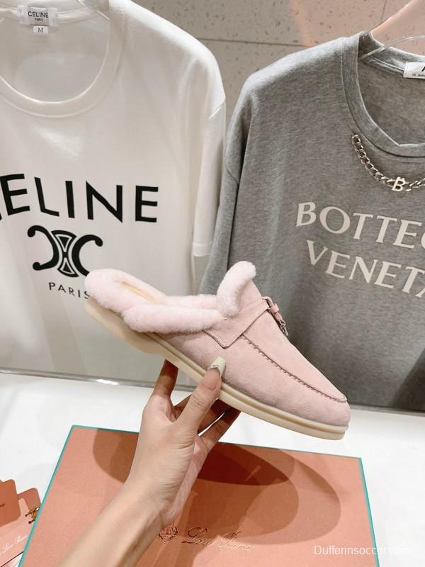 2024 Slippers LP Pink Suede Slippers