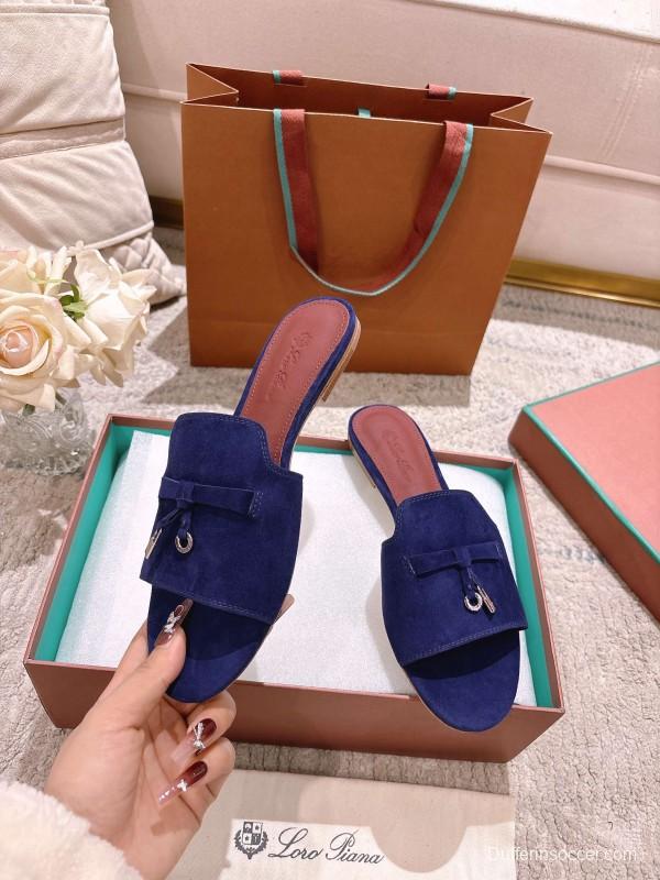 2025 Slippers LP Blue Suede Slide LY00000