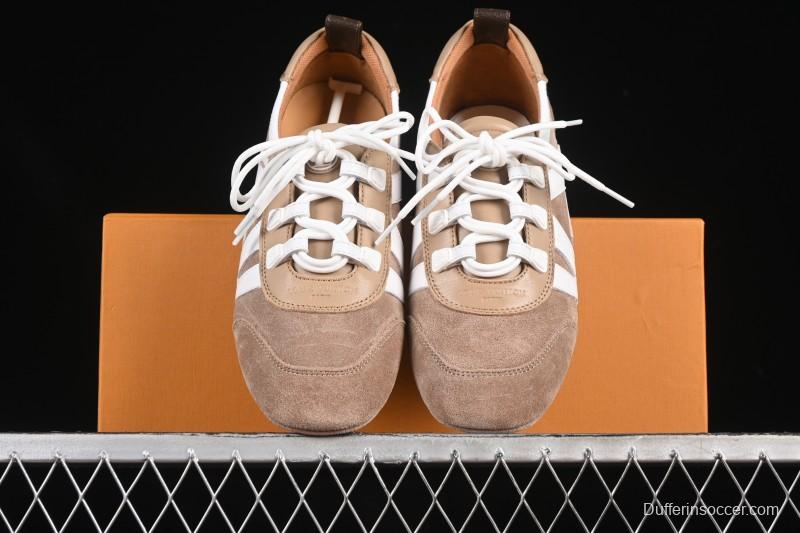 Louis Vuitton Sneakerina Round Toe Lace-Up Ballet Style Flat Training Shoes - N.F6