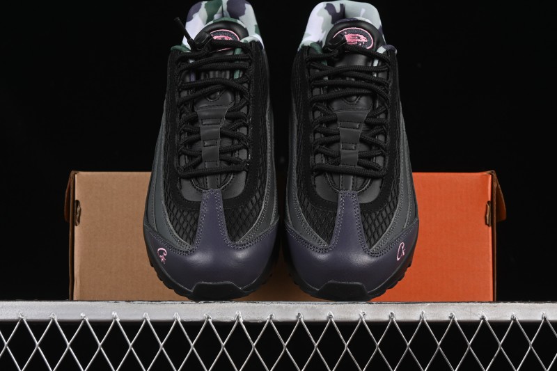 Nike Air Max 95 Retro Cushioned Running Shoes with Air-Sole Unit - FB2709-001