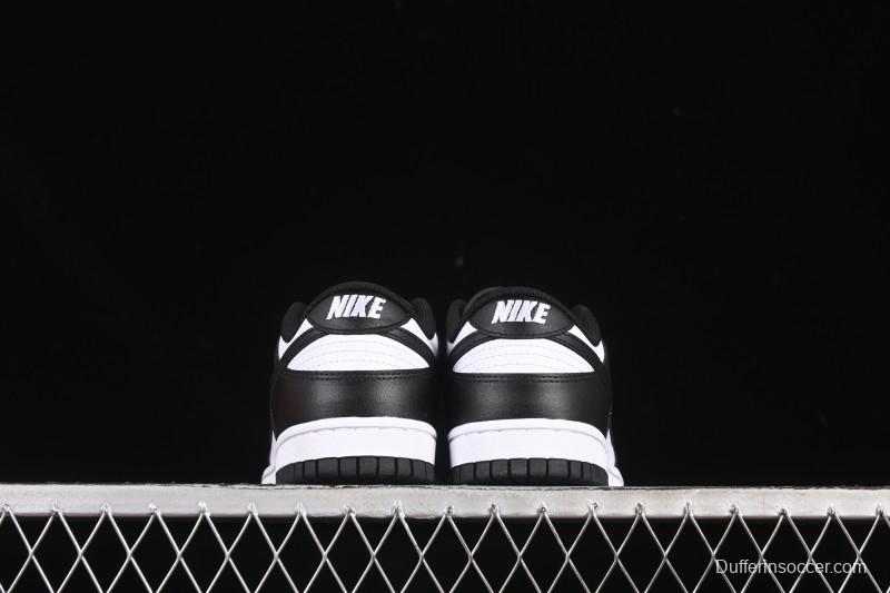 Nike SB Dunk Low Classic Black White Low-Top Casual Skate Shoes - HF5441-100