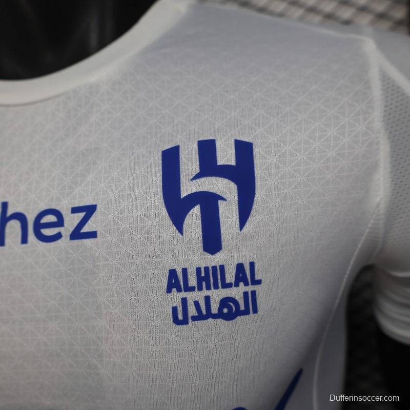 Player Version 25/26 Al-Hilal Away WHITE Jersey