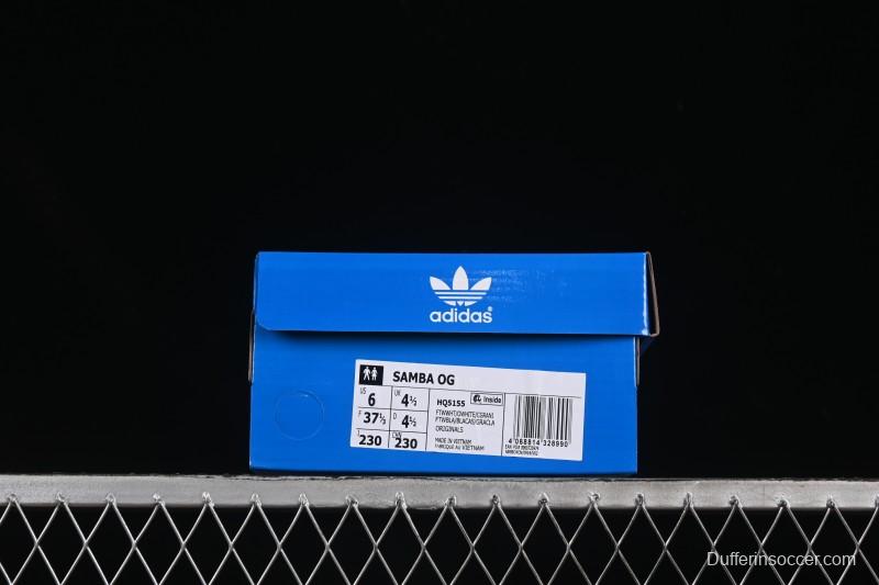 Adidas Samba OG Classic Casual Sneakers - HQ5155