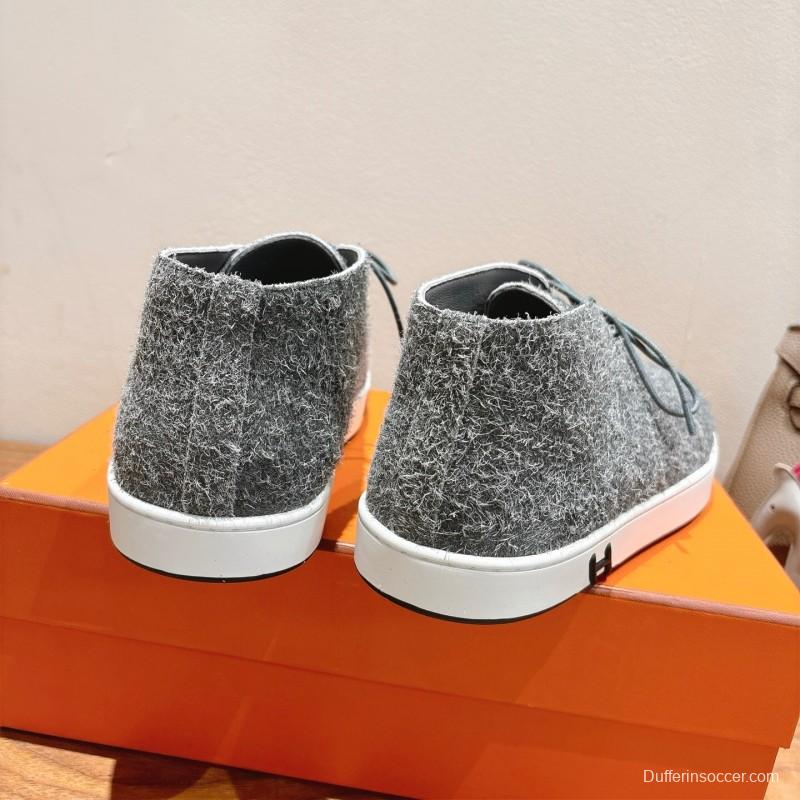 2025 Unisex H Grey Felt Boots AS00380