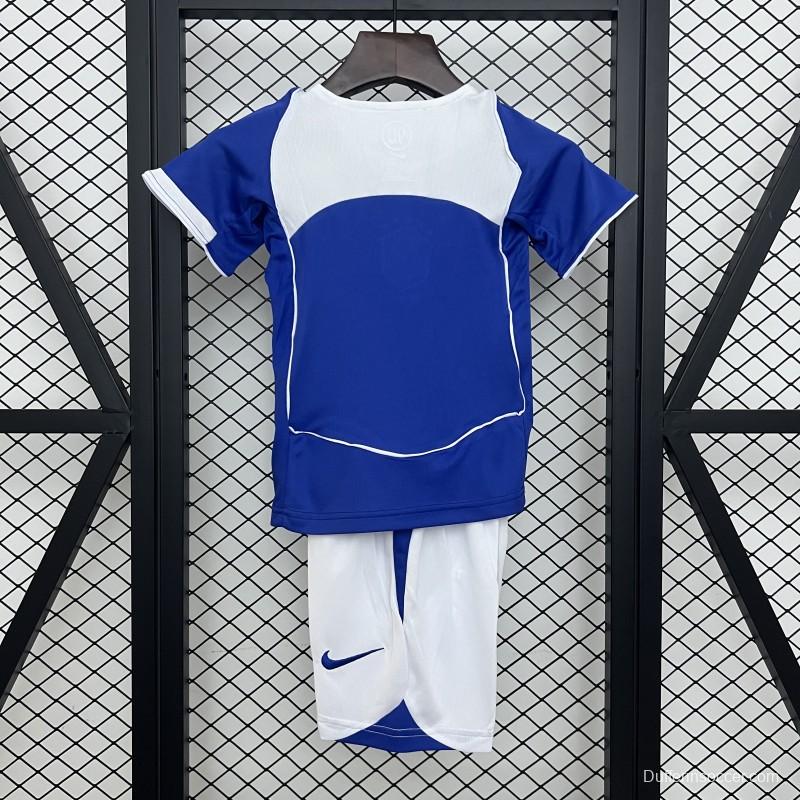 Retro 2004 Kids Brazil Away Size 16-28 Jersey
