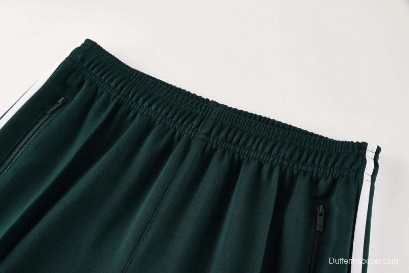 2025 Adidas Original Green Full Hoodie Zipper Jacket +Long Pants