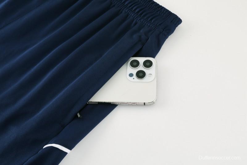 2025 Adidas Blue Short Sleeve Jersey+Shorts