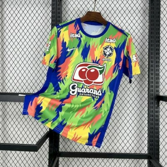 2025 Brazil Rainbow with Camouflage Pattern Jersey