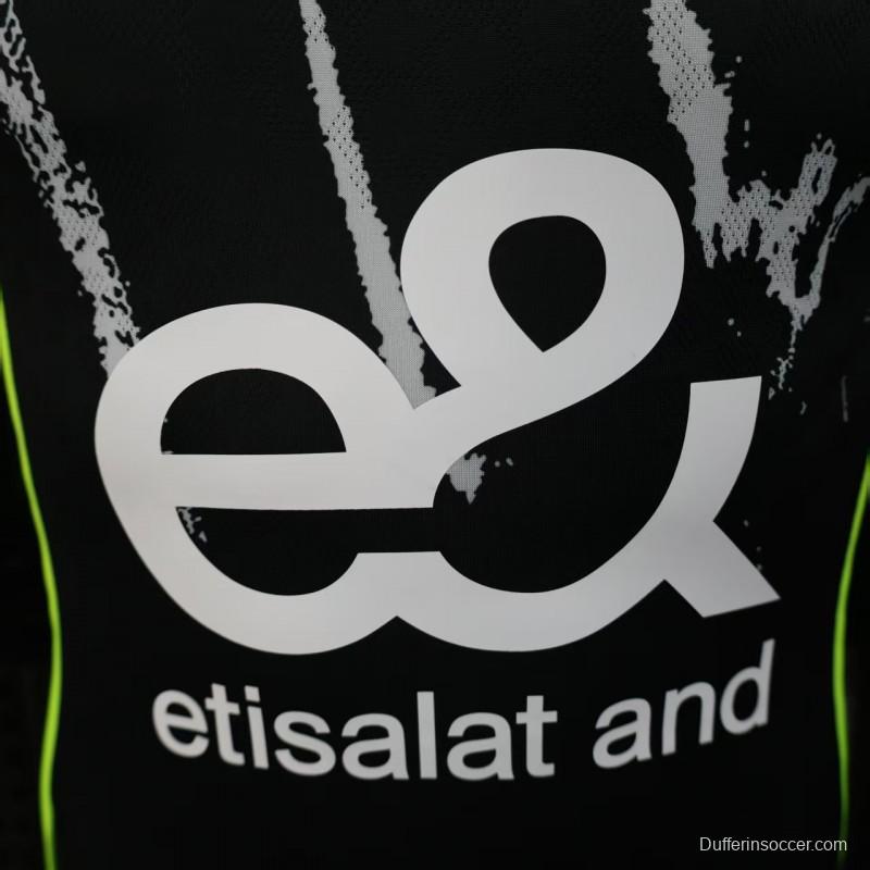 Player Version 25/26 Al Ahly FC Away Black Jersey