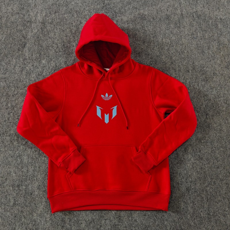 25/26 Inter Miami Messi Fleece-lined Hoodie 9 Color Full Zipper Jacket + Long Pants
