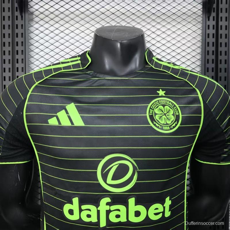 Player Version 25/26 Celtic Away Jersey