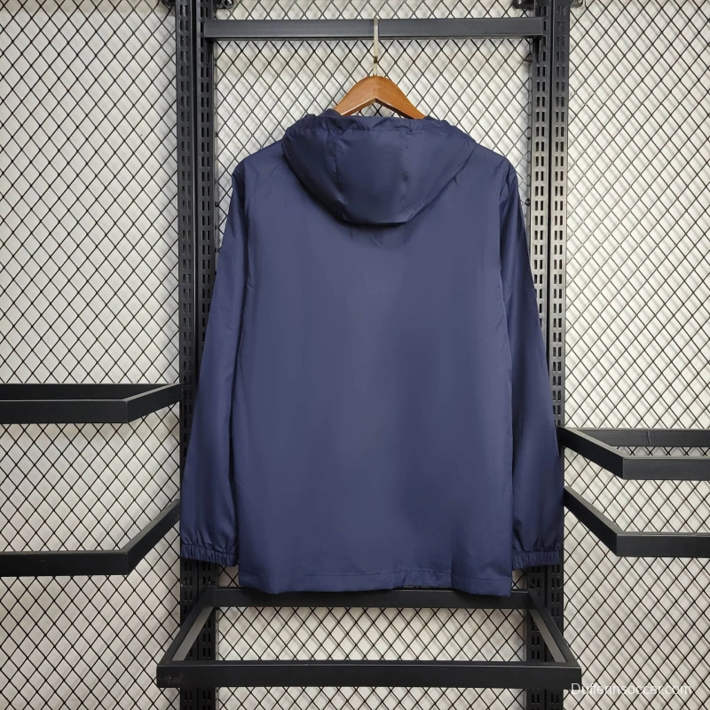 2025 Portugal Jacket Navy Windbreaker