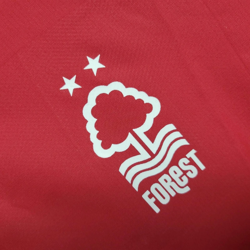 25/26 Nottingham Forest Jacket Red Windbreaker