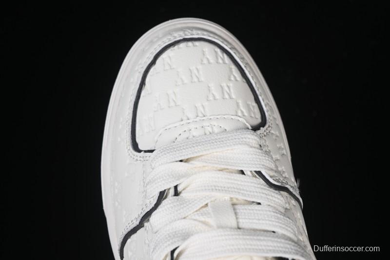 New York Yankees Bigball Chunky Embo Monogram Height Increasing Thick Sole Casual Sneakers - 3ASXE035N50CRL