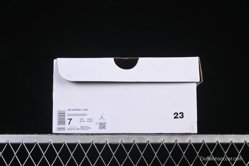 Nike Air Jordan 1 Low AJ1 Fresh Mint Green Low-Top Casual Skate Shoes DC0774-138