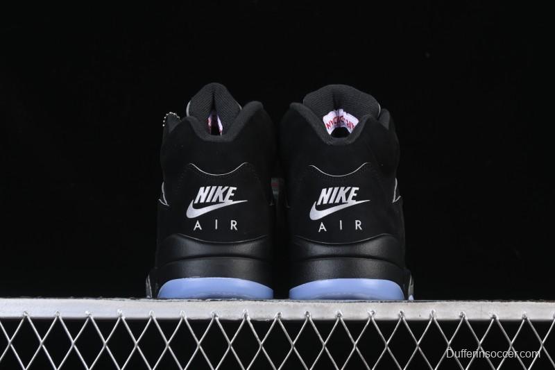 Nike Air Jordan 5 Black Metallic Reimagined Retro Basketball Shoes - HF3975-001